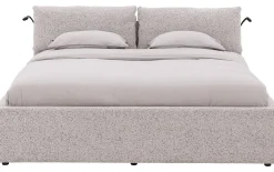 Bedframe Misty met verstelbaar hoofdeinde incl. lattenbodems + opbergruimte