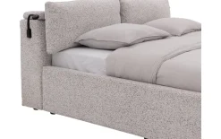 Bedframe Misty met verstelbaar hoofdeinde incl. lattenbodems + opbergruimte