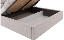 Bedframe Misty met verstelbaar hoofdeinde incl. lattenbodems + opbergruimte