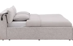 Bedframe Misty met verstelbaar hoofdeinde incl. lattenbodems + opbergruimte