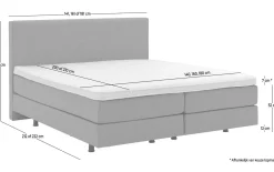 Boxspring Nomade Steppe incl. voetbord