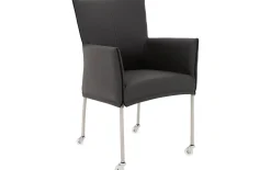 Esszimmerstuhl Funk - Edelstahl Beine