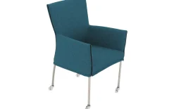 Esszimmerstuhl Funk - Edelstahl Beine