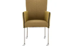 Esszimmerstuhl Funk - Edelstahl Beine