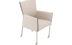 Esszimmerstuhl Funk - Edelstahl Beine