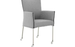 Esszimmerstuhl Funk - Edelstahl Beine