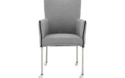 Esszimmerstuhl Funk - Edelstahl Beine