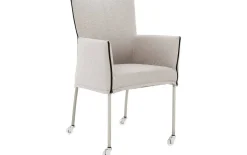 Esszimmerstuhl Funk - Edelstahl Beine