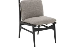 Stoel Alison met massief houten frame