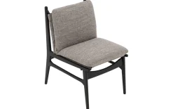 Stoel Alison met massief houten frame