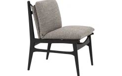 Stoel Alison met massief houten frame