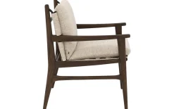 Stoel Alison met massief houten frame