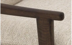 Stoel Alison met massief houten frame