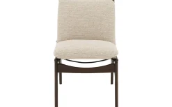 Stoel Alison met massief houten frame