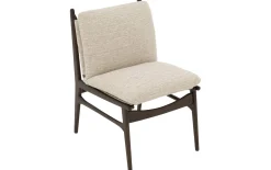 Stoel Alison met massief houten frame