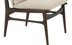 Stoel Alison met massief houten frame