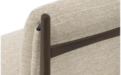 Stoel Alison met massief houten frame