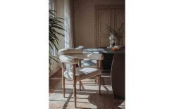 Stoel Splinter met massief houten frame